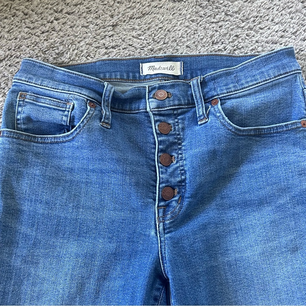 Madewell 9” midrise skinny crop, size 30 - Picture 2 of 5